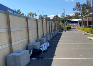 Site Hoardings, Sydney. Construction Hoarding: Casula - servicing Sydney metropolitan area.