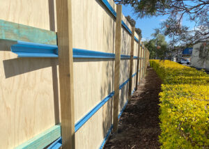Site Hoardings, Sydney. Construction Hoarding: Casula - servicing Sydney metropolitan area.