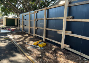 Site Hoardings, Sydney. Construction Hoarding: Narrabeen - servicing Sydney metropolitan area.