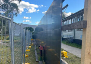 Site Hoardings, Sydney. Construction Hoarding: Narrabeen - servicing Sydney metropolitan area.