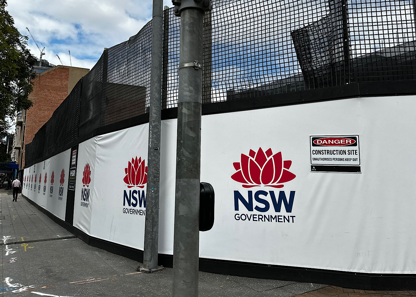 Construction Hoarding, Parramatta, by Site Hoardings: servicing Sydney metropolitan area.