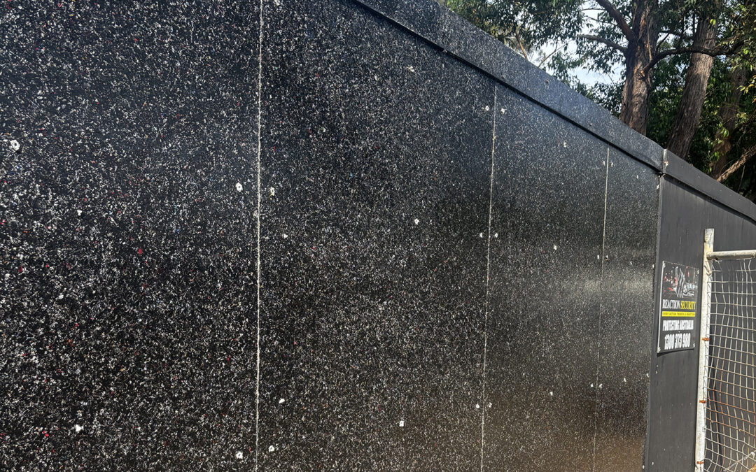 100% Recycled Hoarding Western Sydney University